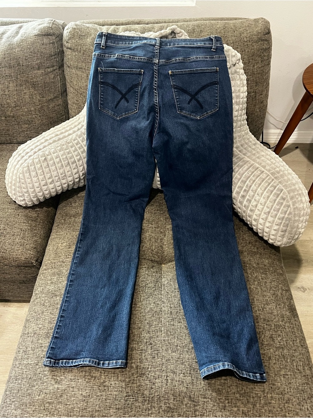 Christopher & Banks Dark Blue Boot-Cut Jeans - Picture 3 of 4